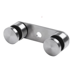 Stiklo laikiklis 8-21,52mm dvigubas fi 50/M10 L=170mm AISI 304 satinas