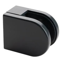 Stiklo laikiklis 6-10,76 mm 50x40x26 mm pin zamak plokščia sistema antracitas