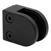 Stiklo laikiklis 6-10,76 mm 50x40x26 mm pin zamak dažytas plokščia sistema juodas