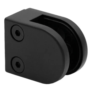 Stiklo laikiklis 6-10,76 mm 50x40x26 mm pin zamak dažytas plokščia sistema juodas