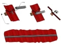 Aliuminio Profilis 625cm 40x40 Skirtas T-Formos Varžtams Anoduotas PV-01-11-AN (2)