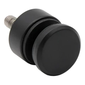 Taškinis laikiklis stiklui 6-12 mm fi 30/13/M8x40 AISI 304 plokščia sistema juodas