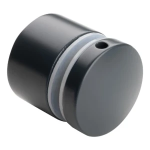 Taškinė stiklo atrama 8-21,52 mm fi 50/30/M10x40 aisi 304 plokščia sistema antracitas