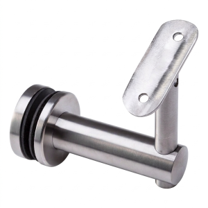 Turėklų tvirtinimas prie stiklo 10,76-25,52mm fi 50mm AISI304 sistema 42,4 satinas