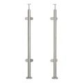 Kampinis turėklų stulpas stiklui ø42,4x1060/1102,4mm 4 laikikliai šlifuotas 000-559 (1)