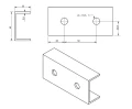Profilio jungtis 12cm Anoduota PV-18-05 (1)
