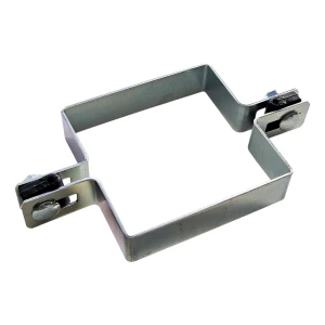 Tarpinė tvirtinimo sąvarža tvoros plokštėms 100x100 mm cinkuota