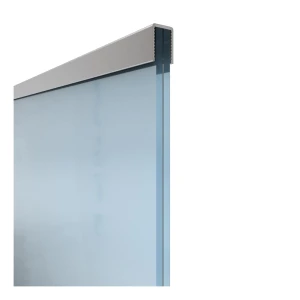 Kozza – stačiakampis aliuminio rankenos profilis stiklui 12–13,52 mm, matinis anodavimas, 5 m