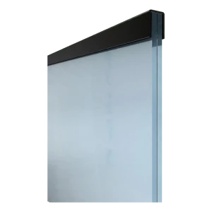 Kozza aliuminio stačiakampis rankenėlė 30,1×25 mm juoda stiklui 16–21,52 mm – 5 m