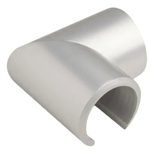 Kozza – turėklų jungiklis alkūnė 90° aliuminio rankenai skersmuo 40 mm stiklui 12–21,52 mm