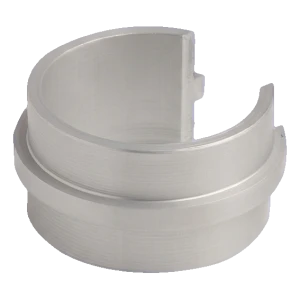 Kozza turėklų jungtis apvaliam aliuminio turėklui fi 40 mm 180°