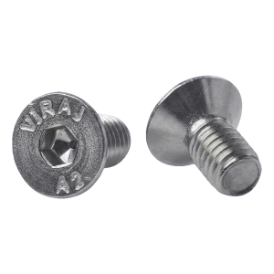 Varžtas su kūgiška galva M6x12 mm A2 DIN 7991 – šešiakampė angutė, nerūdijantis plienas