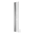 Kozza KB5000 – išsamus prancūziškas aliuminio balkonas H1100 mm, plokščias sistemos, matinis anodavimas 000-850 (3)