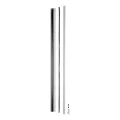 Kozza KB5000 – išsamus prancūziškas aliuminio balkonas H1100 mm, plokščias sistemos, matinis anodavimas 000-850 (4)