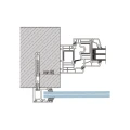 Kozza KB5000 – išsamus prancūziškas aliuminio balkonas H1100 mm, plokščias sistemos, matinis anodavimas 000-850 (7)