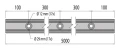 Kozza KE 100 – U profilis visai stiklo balustradai 5000 mm tamsiai pilkas 000-862 (4)
