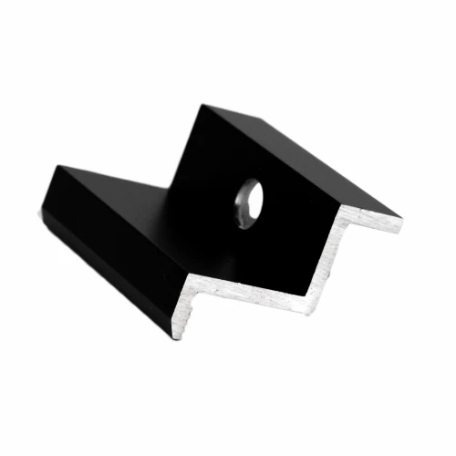 Galinis Spaustukas H32 Aliuminio 6060 Skylė M8 Anoduota PV-03-04