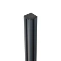 Kampo stulpelis turėklui 45x45x1283mm stiklas 8,72mm tamsiai pilkas Kozza KR7500 000-890 (6)