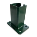 Pagrindas tvoros stulpui 80x80 mm 8 mm žalias 000-787 (1)