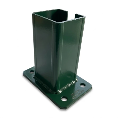 Pagrindas tvoros stulpui 80x80 mm 8 mm žalias 000-787 (1)