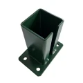 Pagrindas tvoros stulpui 80x80 mm 8 mm žalias 000-787 (2)