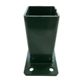Pagrindas tvoros stulpui 80x80 mm 8 mm žalias 000-787 (3)