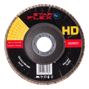 Star Flex HD – keraminė lamelinis diskas 125 mm T29 grūdėtumas 80