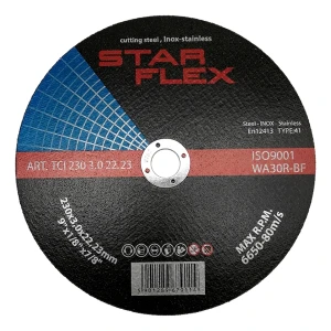 Starflex pjovimo diskas plieno ir nerūdijančio plieno 230 × 3,0 mm tipas 41