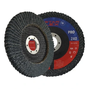 Starflex PRO – žiedlapinis diskas kampiniams siūlėms 125 mm, grūdėtumas 40