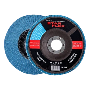 Star Flex – atlenktasis lamelinis diskas T29 125 mm cirkoninis Z120 INOX