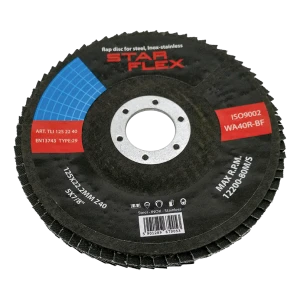 Star Flex – cirkoninis žiedlapinis diskas T29 125 mm grūdėtumas 40 nerūdijančiam plienui