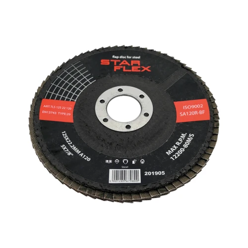 StarFlex lapelinis diskas plienui T29 125 mm – grūdėtumas 120 000-971 (1)