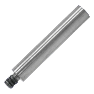 Turėklų atramos strypas fi 12×75 mm AISI 304 – sriegis M8/M6, satinas
