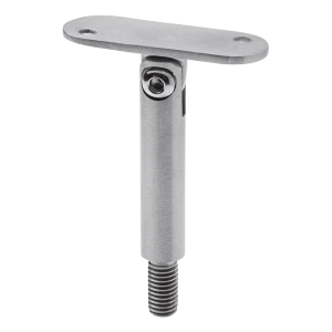 Lankstus turėklų atramos strypas fi 12 mm AISI 304 – tvirtinimas prie nerūdijančio plieno turėklų