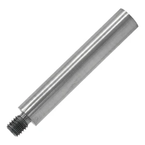 Turėklų atramų strypas ⌀ 14×75 mm AISI 304 – sriegis M8/M6, satinas