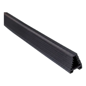 Turėklų ant stiklo 16–17,5 mm sandariklis, profilis 24x24 mm, ilgis 5 m