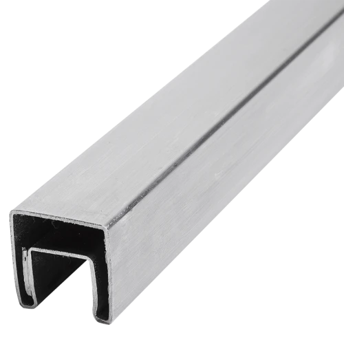 PSG stiklinis užkaitas 40x40 mm AISI 304 satinas – 2500 mm 001-082 (1)