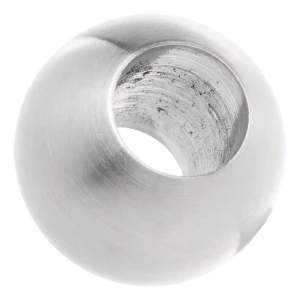 Balustrados pereinamoji rutulinis elementas fi 25 mm / angos 12 mm, nerūdijančio plieno AISI 304 satinas