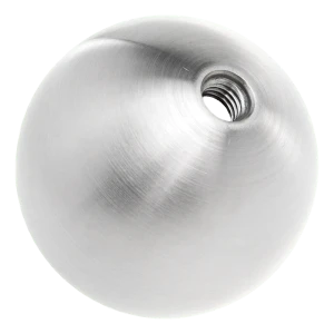 Įsukama turėklų rutulė fi 80 mm nerūdijančio plieno AISI 304 satinas M10