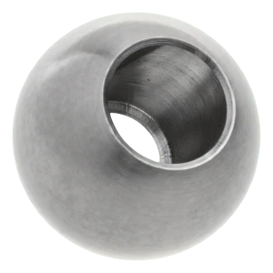 Įklijuojamas turėklų rutuliukas fi 20 mm, anga 14 mm, nerūdijančio plieno AISI 304 satinas