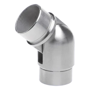 Postal – lankstus turėklų alkūnė 90°–180° vamzdžiui 42,4x2 mm, plienas AISI 304 satinas