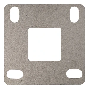 Turėklų stulpo pagrindas suvirinimui 100x100 mm – sistema 40x40, nerūdijantis plienas AISI 304